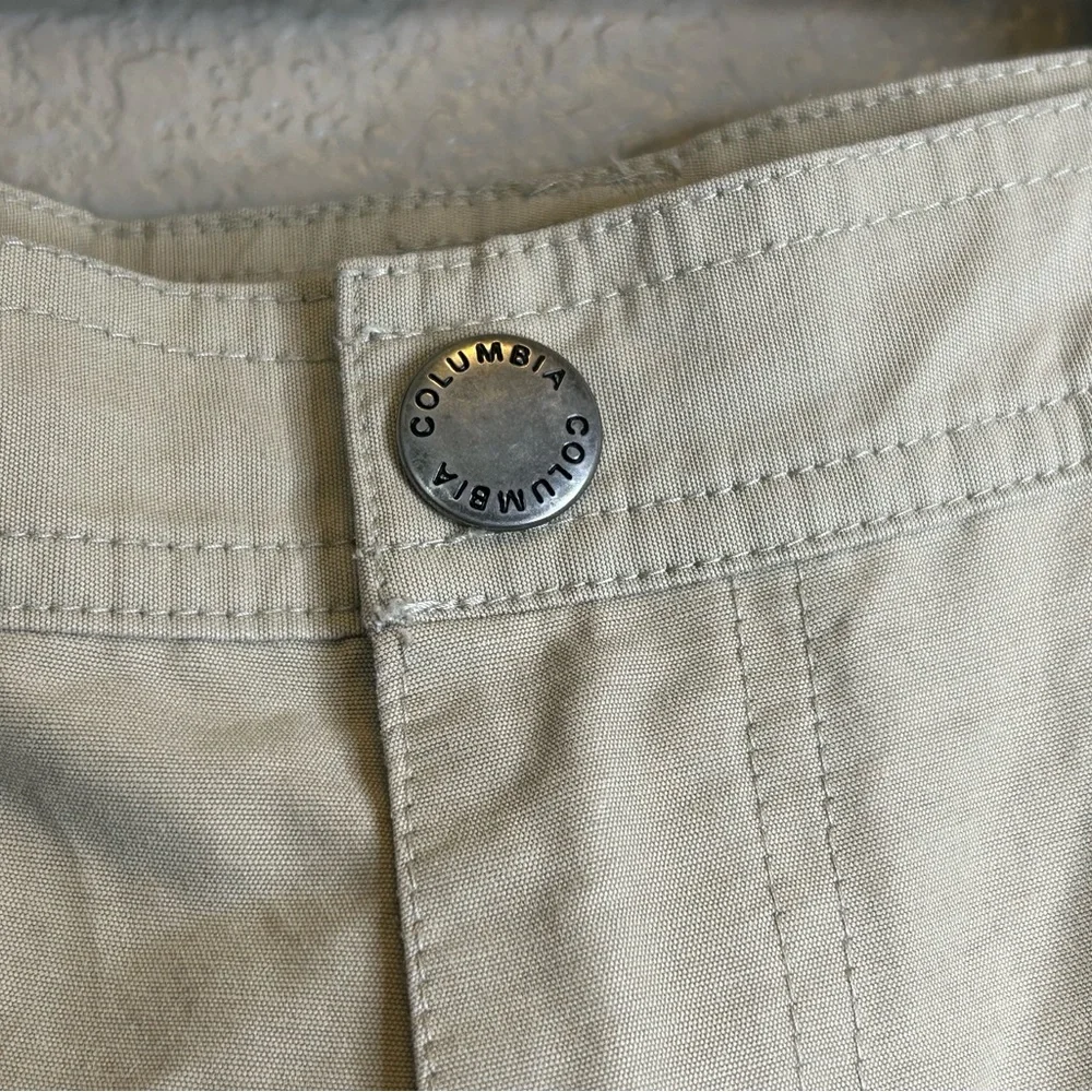 Columbia Casual Hiking Active Outdoor Utility Shorts Summer Khaki Athleisure